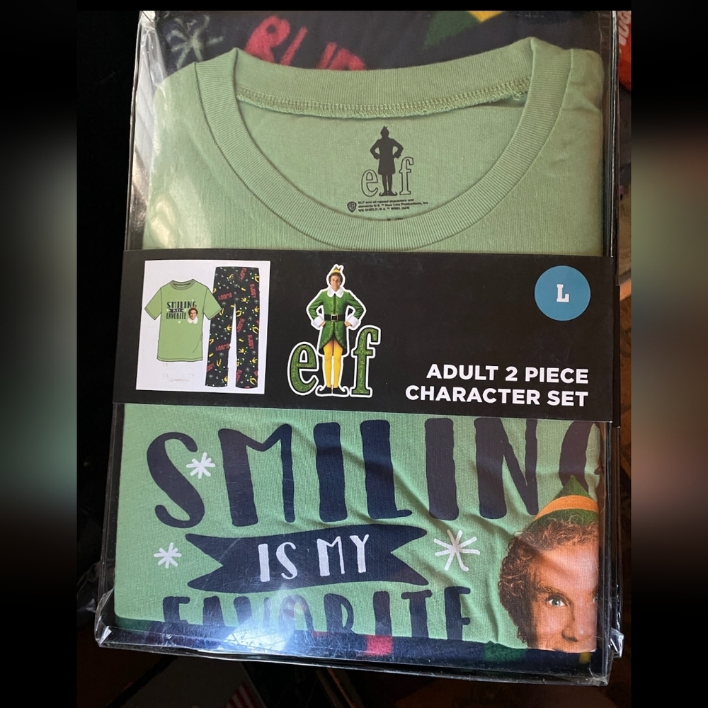 ELF Green Short Sleeve Pj Set